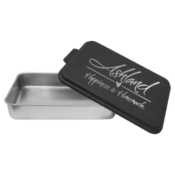 9" x 13" Aluminum Cake Pan with Black Lid