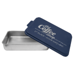 9" x 13" Aluminum Cake Pan with Navy Blue Lid