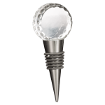 4" Crystal Golf Ball Wine Stopper
