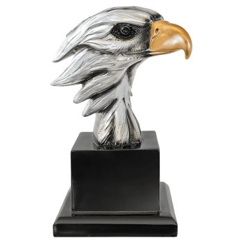 7 1/4" Eagle Head on Base