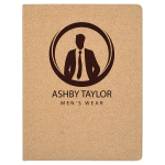 9 1/2" x 12" Cork Portfolio with Notepad