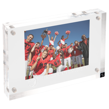 4" x 6" Clear Rectangle Magnetic Acrylic