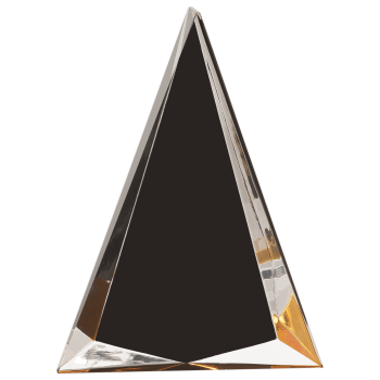6" x 8" Black/Gold Pinnacle Acrylic