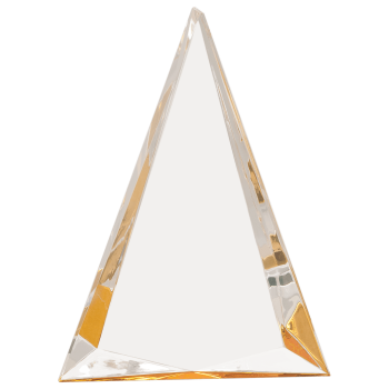 6" x 8" Gold Pinnacle Acrylic