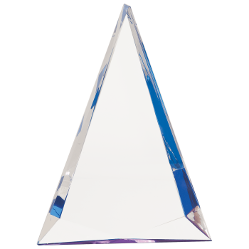 6 3/4" x 9" Blue Pinnacle Acrylic