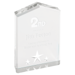 5" Silver Star Point Acrylic