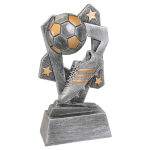 6 1/2" Soccer Triumph Resin